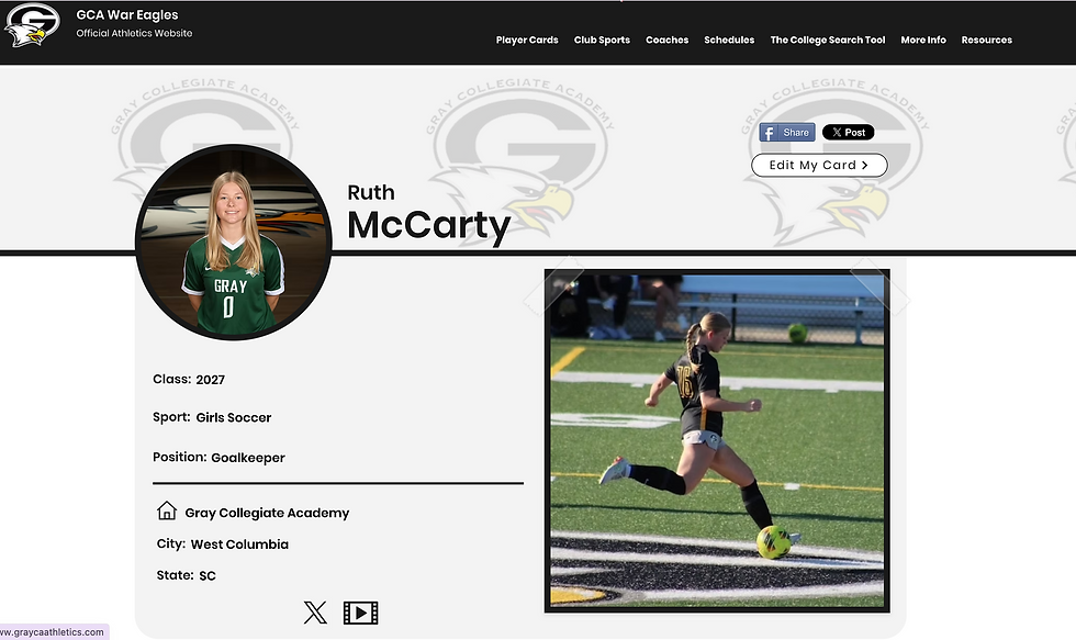 gray academy soccer