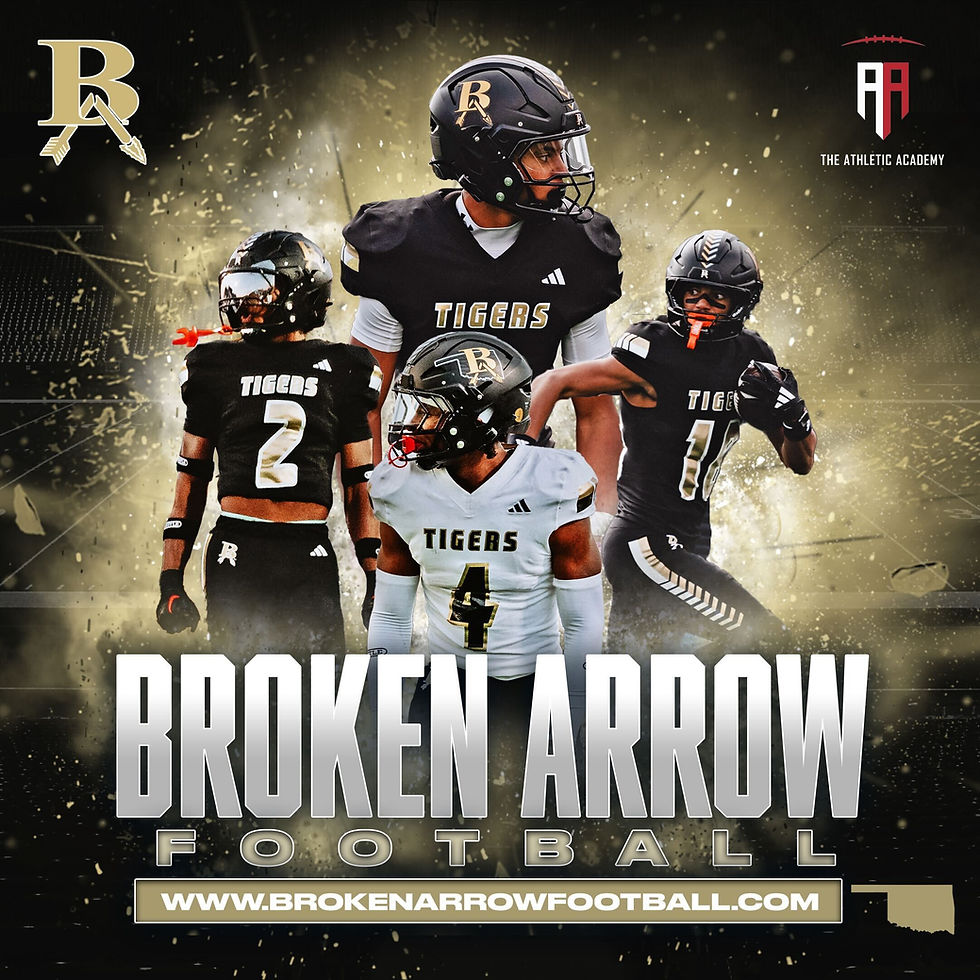 Broken Arrow Football Graphic #1 2026 (Oklahoma)