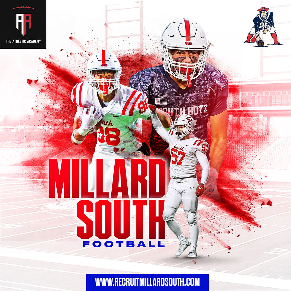 Millard South Football Graphic